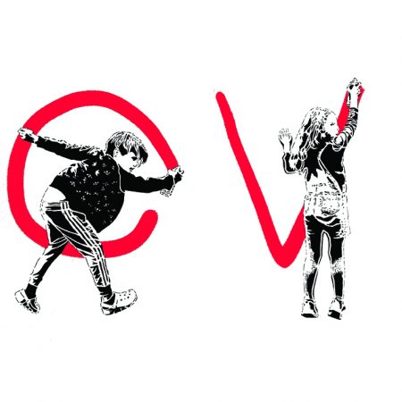 LOVE  Rude kids print